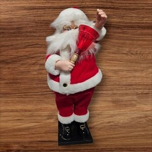 Vintage Telco Santa Claus Animated Illuminated Christmas Display Figure 23"
